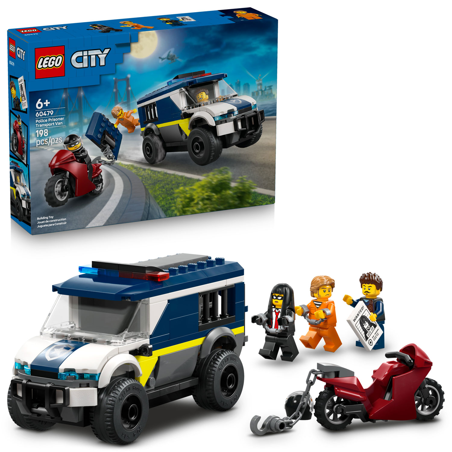 LEGO City Police : Le fourgon pénitentiaire - 198 pièces