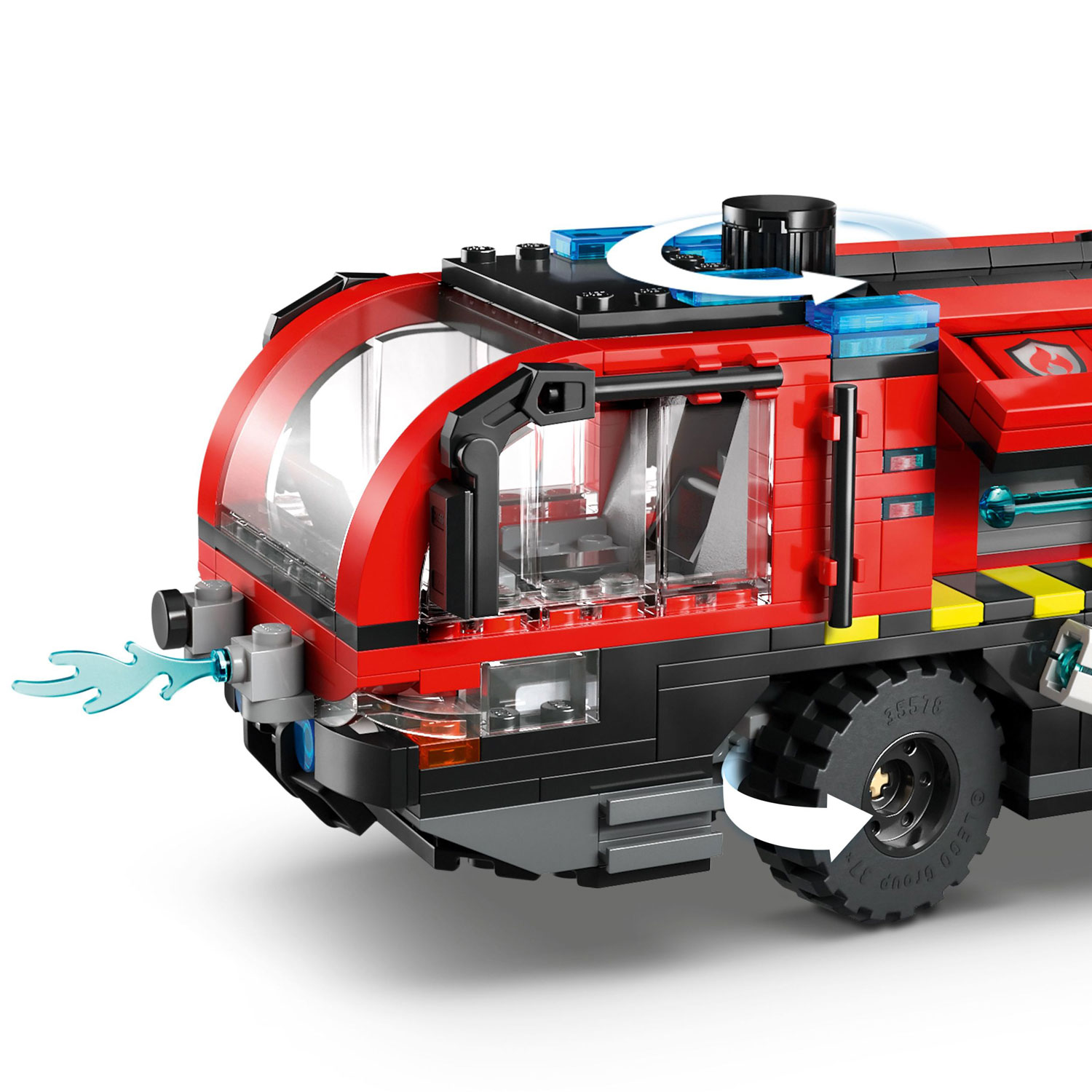 LEGO City Pompiers : Le camion de pompiers de l'aéroport - 691 pièces