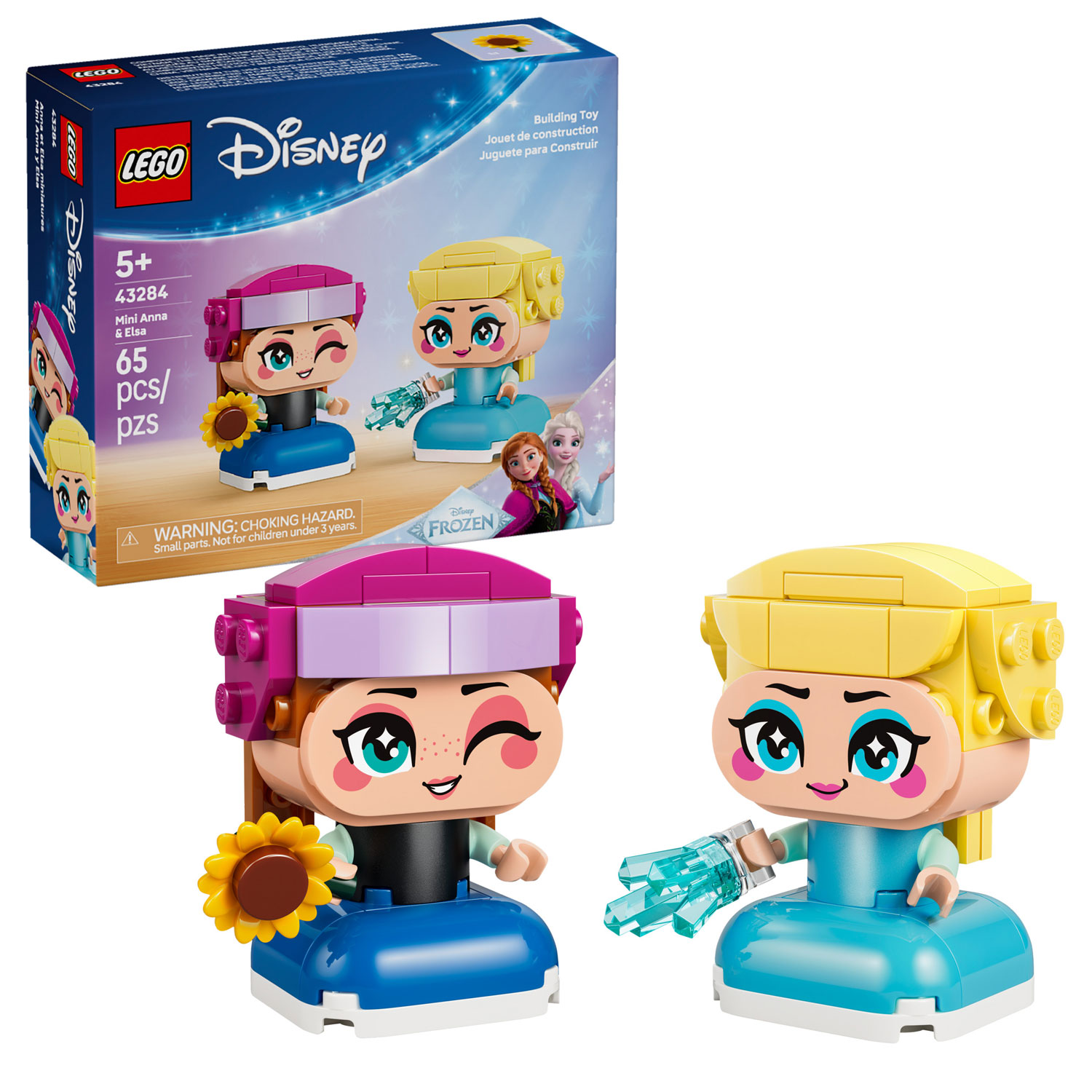 LEGO Disney Princess : Anna et Elsa miniatures - 65 pièces