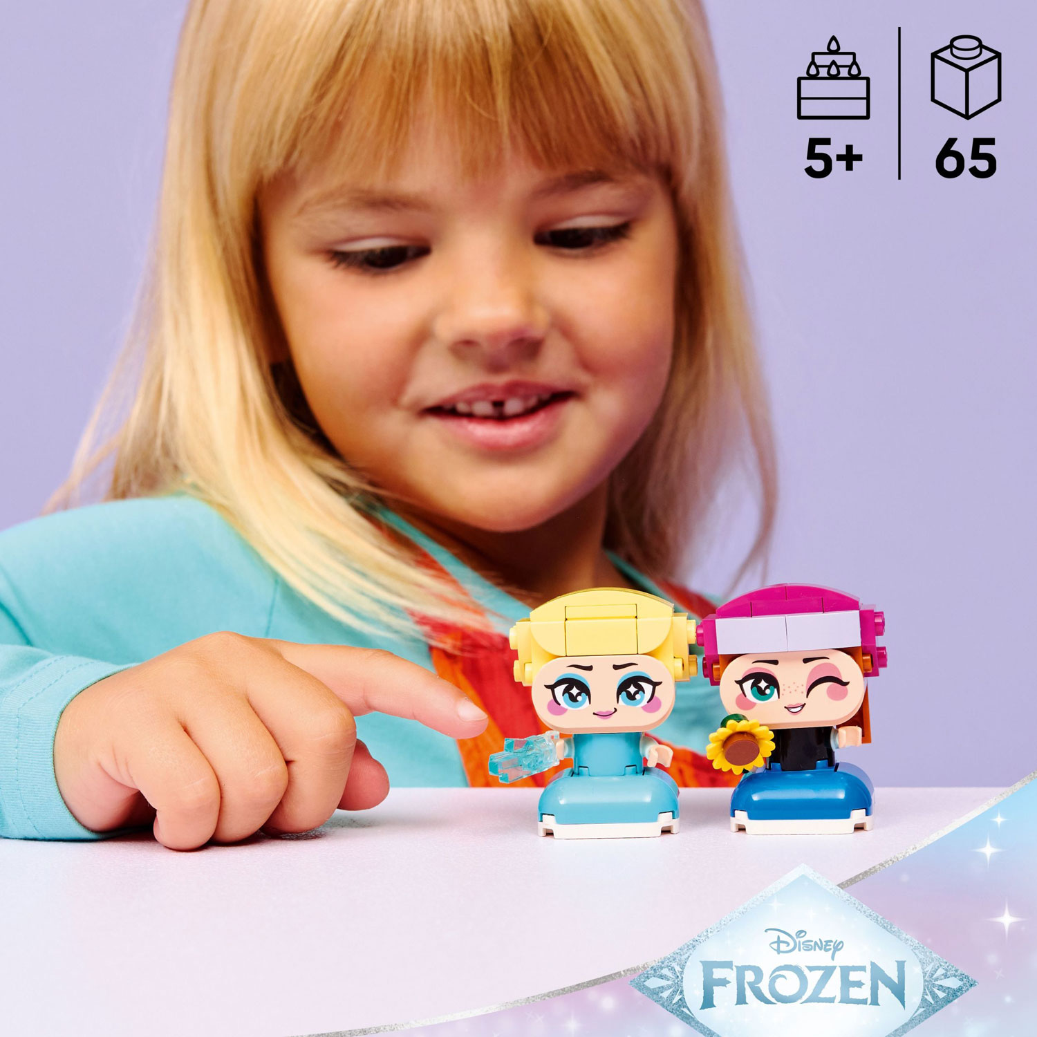 LEGO Disney Princess : Anna et Elsa miniatures - 65 pièces