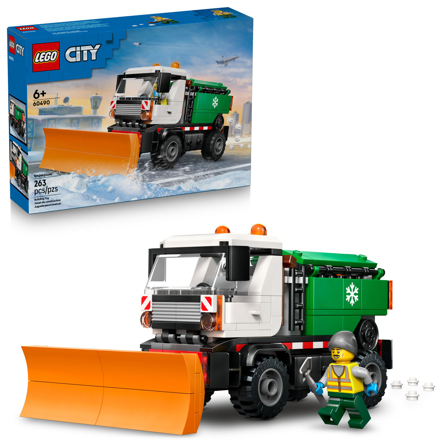 LEGO City Great Vehicles : Le chasse-neige - 263 pièces