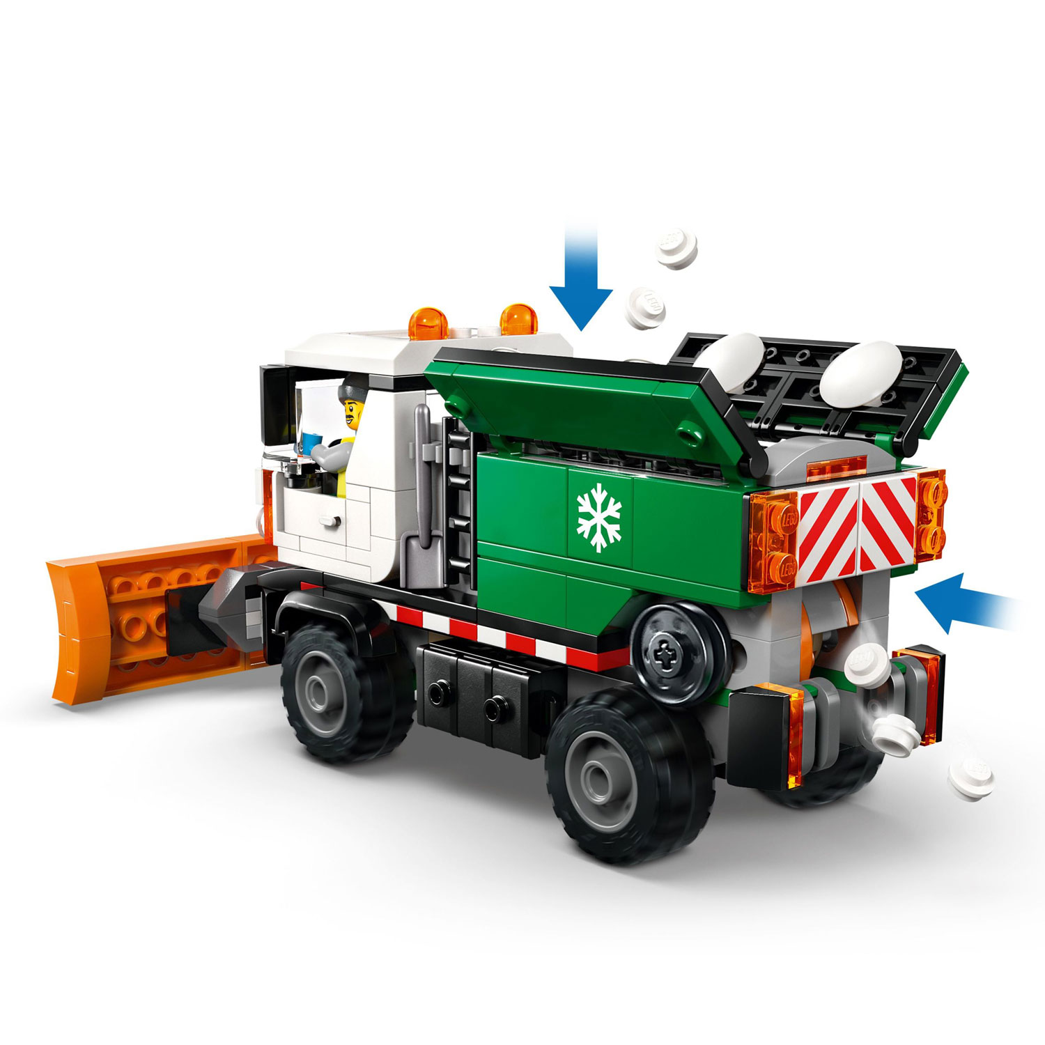 LEGO City Great Vehicles : Le chasse-neige - 263 pièces