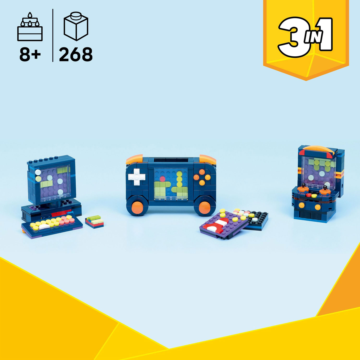 LEGO Creator : trois-en-un La console de jeu rétro - 268 pièces