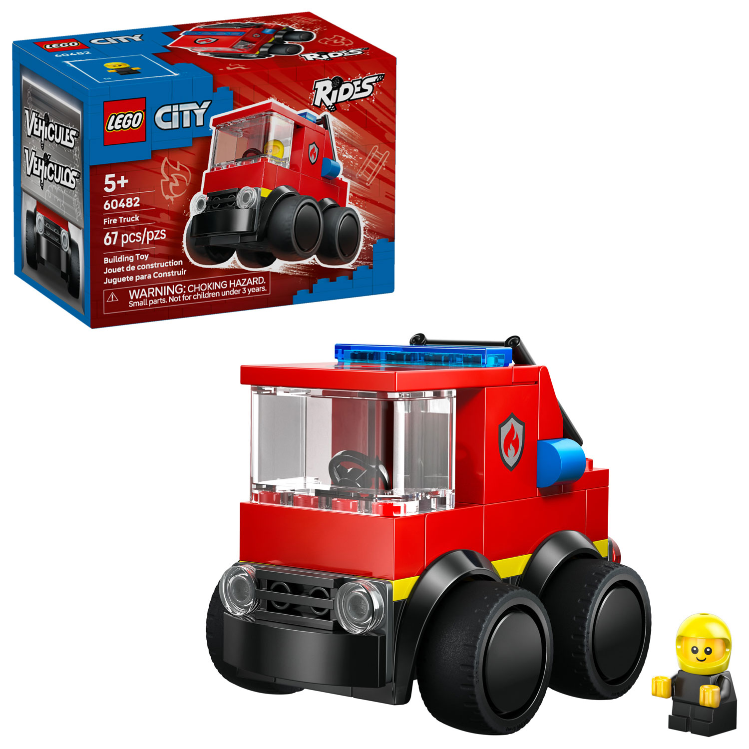 LEGO City Brick Rides: Fire Truck - 67 Pieces