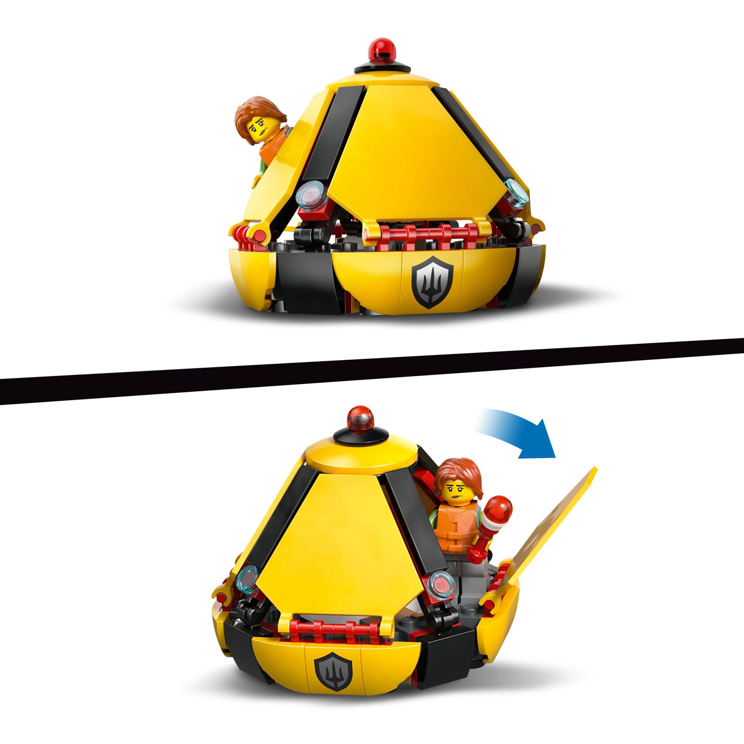 LEGO City Exploration : L'hélicoptère de la garde côtière - 551 pièces