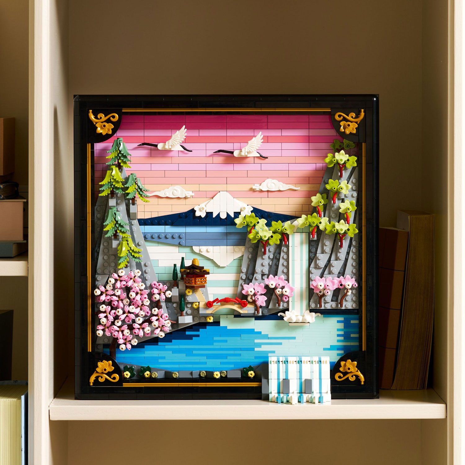 LEGO Art: Japanese Cherry Blossom Landscape - 1892 Pieces