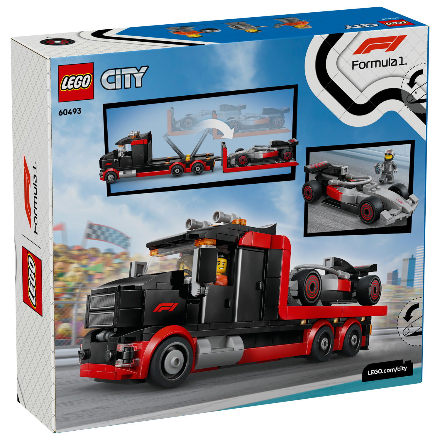 LEGO City: F1 Display Truck with Audi F1 Race Car - 508 Pieces