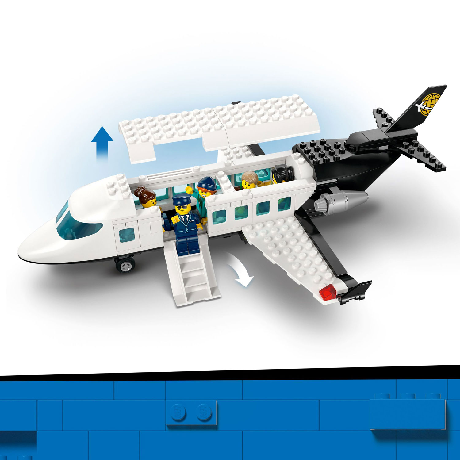 LEGO My City : L'aéroport avec avion - 887 pièces