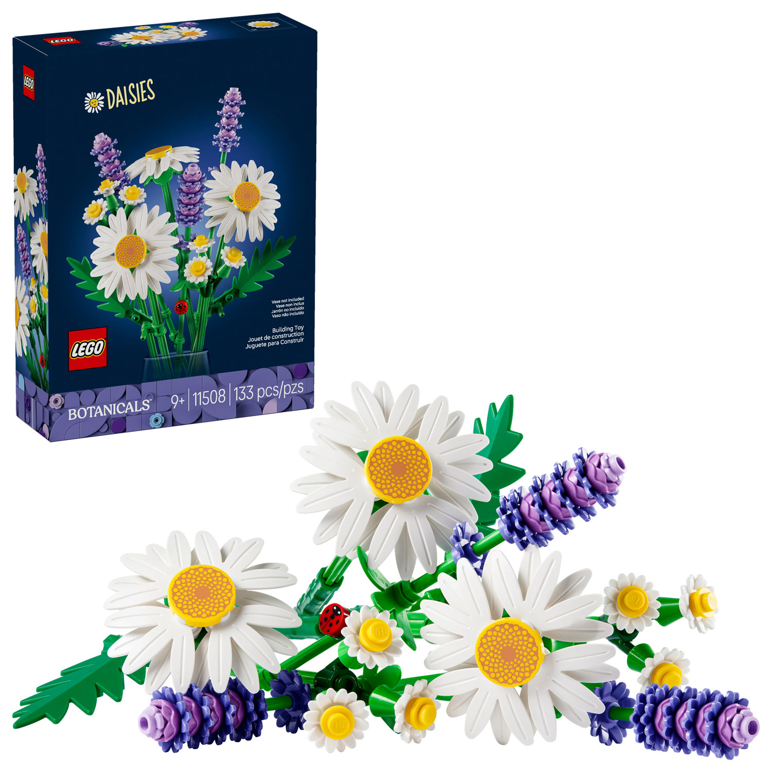 LEGO Botanicals : Les marguerites - 133 pièces