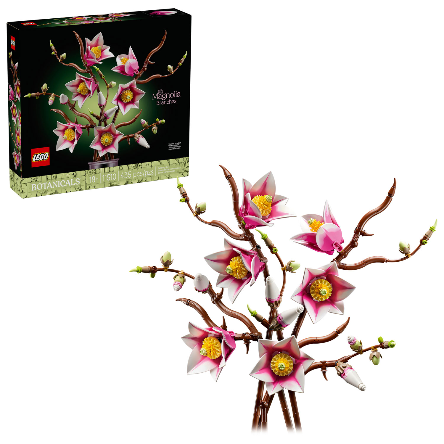 LEGO Botanicals: Magnolia Branches - 435 Pieces