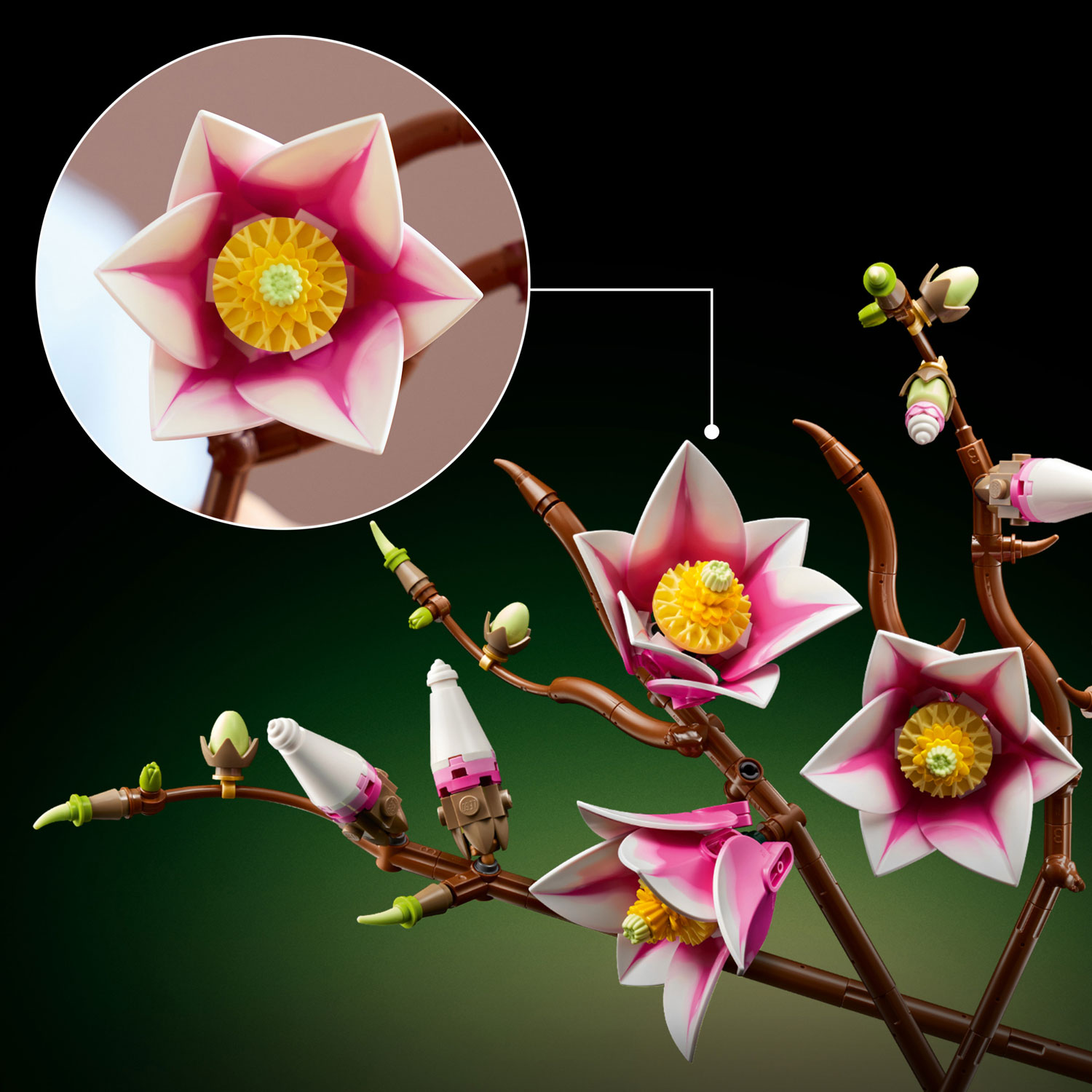 LEGO Botanicals: Magnolia Branches - 435 Pieces