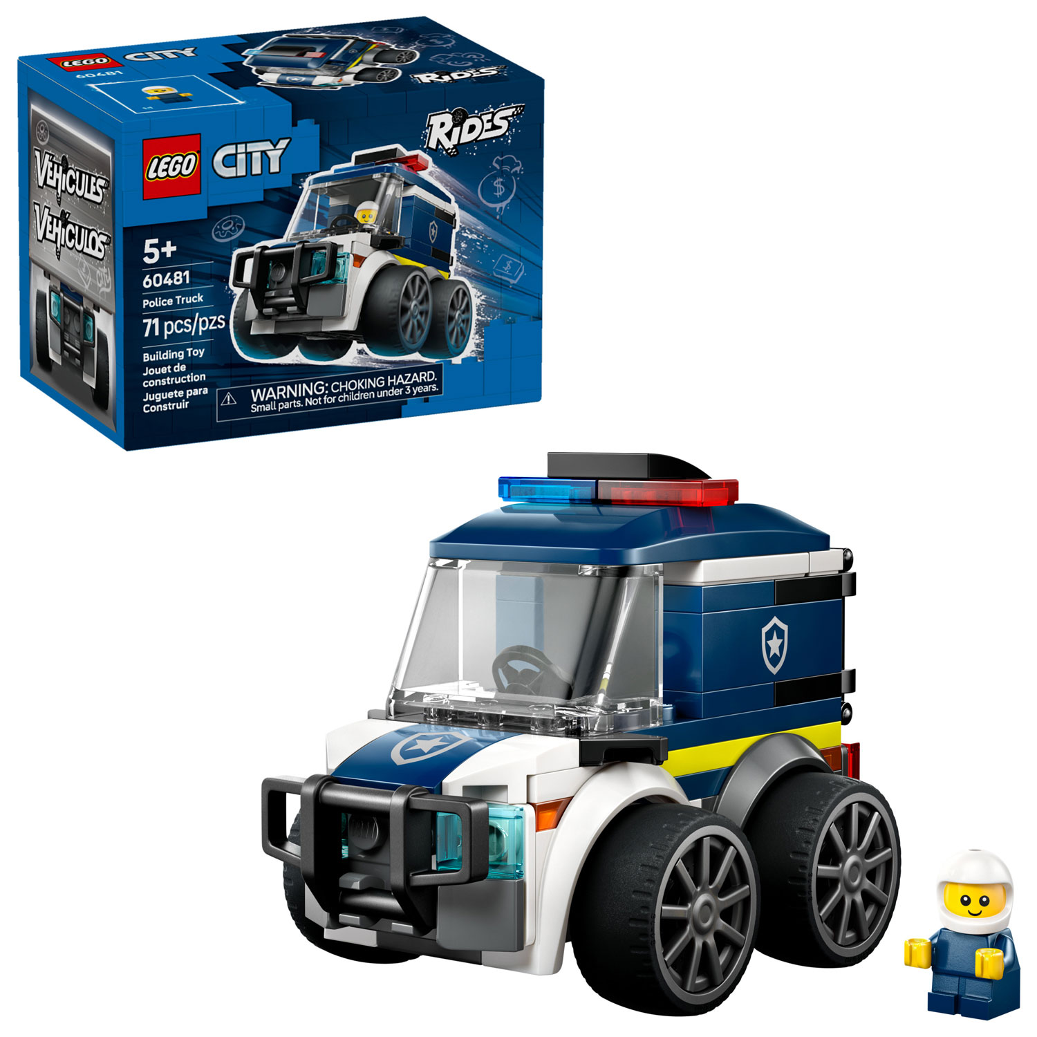 LEGO City Brick Rides: Le camion de police - 71 pièces