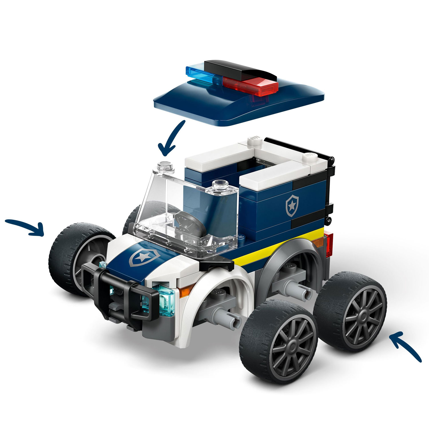 LEGO City Brick Rides: Le camion de police - 71 pièces