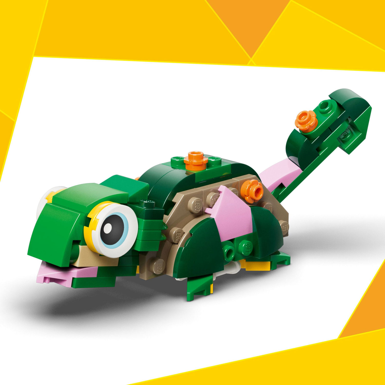 LEGO Creator: 3 in 1 Turtle with a Water Lily Flower - 124 Pieces