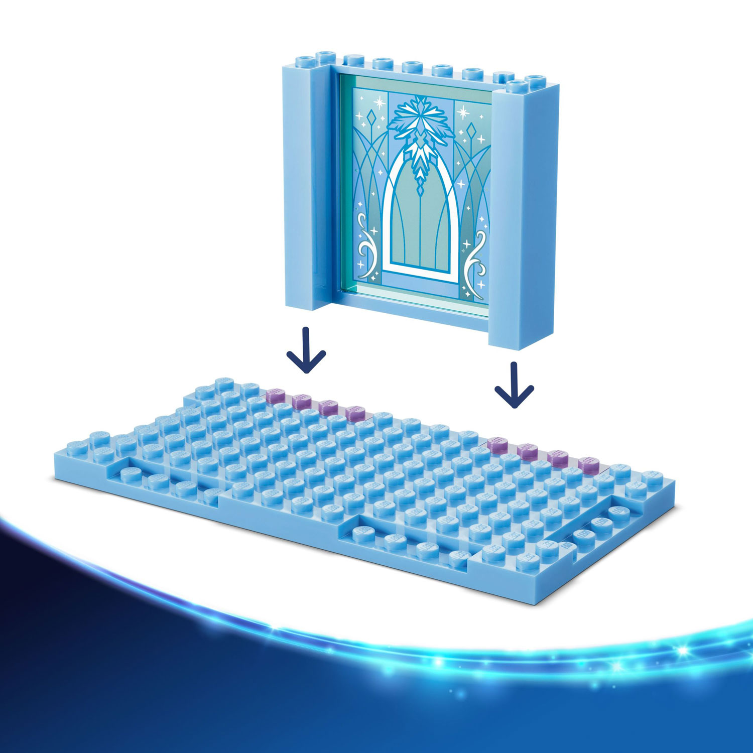 LEGO Disney Princess: Elsa's Ice Castle & Snow Ride Adventure - 216 Pieces