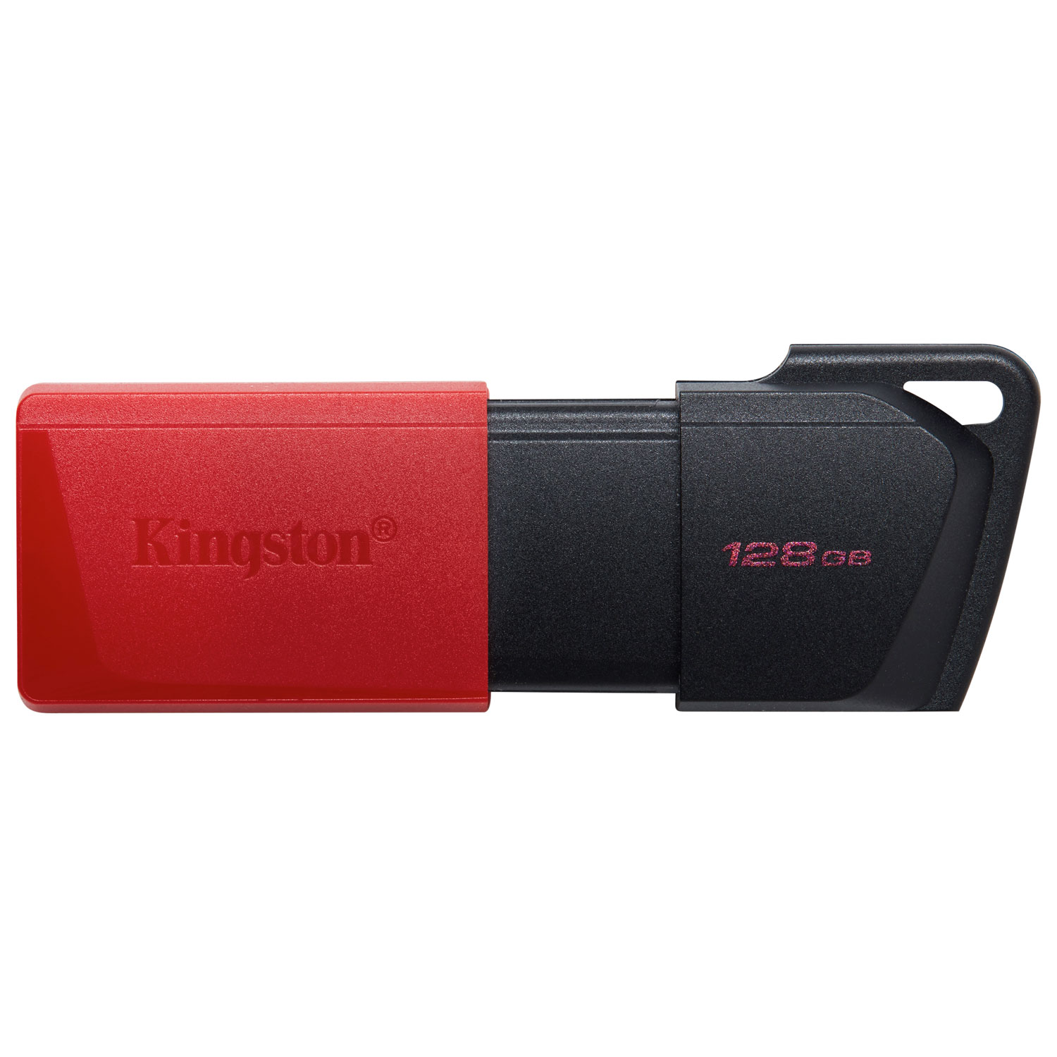 Clé USB 3.2 de 128 Go DataTraveler Exodia M de Kingston - Rouge/Noir