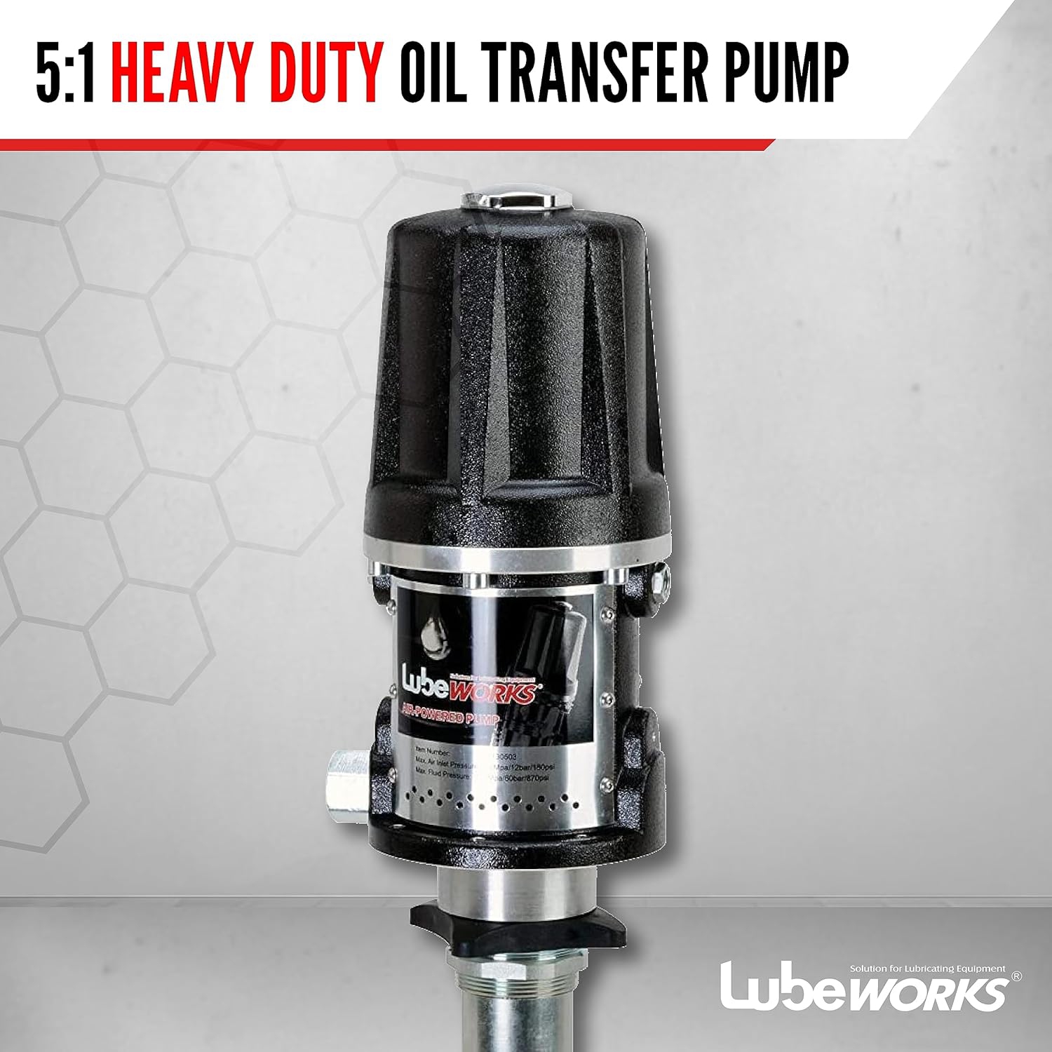 Lubeworks Oil Transfer Pump Air