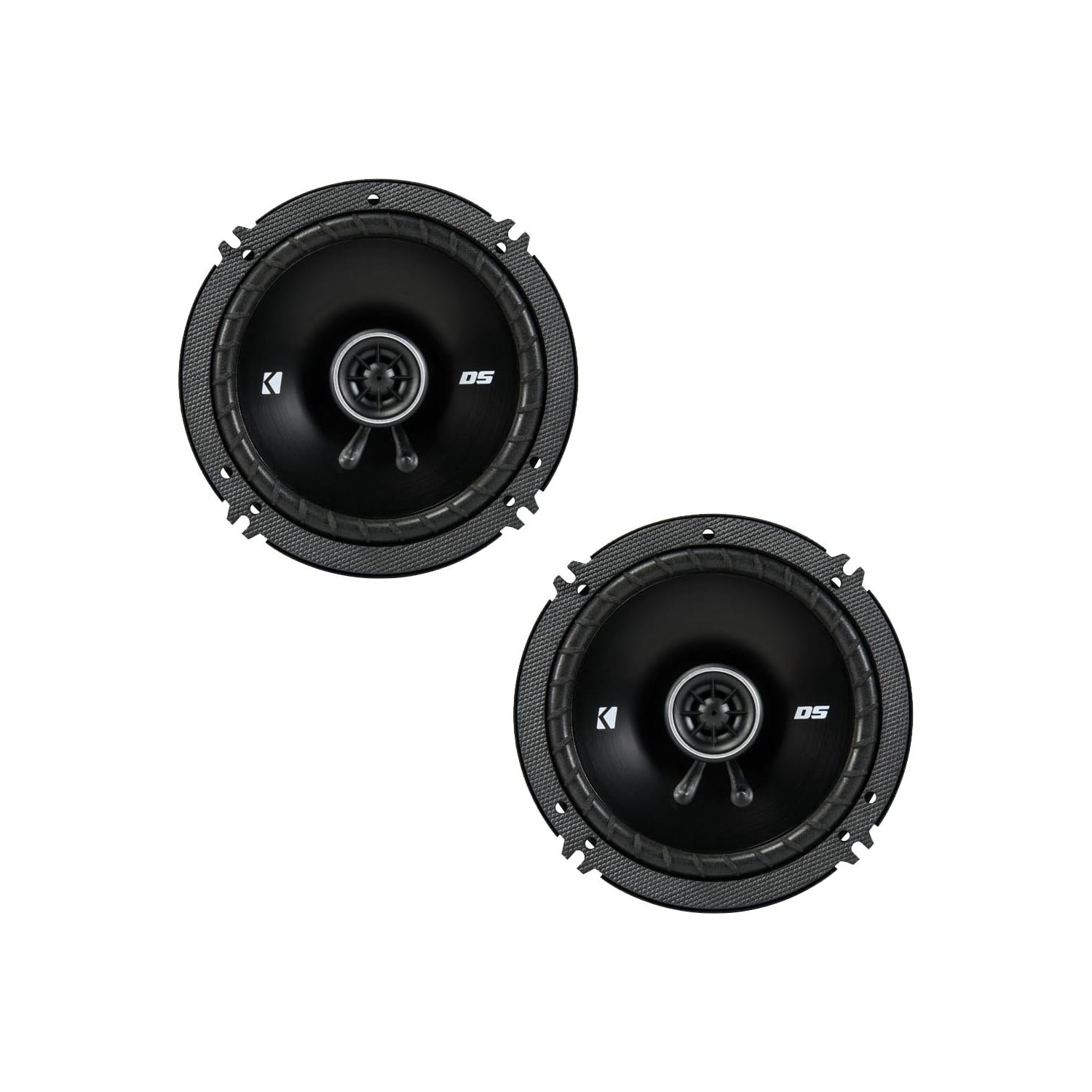 2 Haut-parleurs coaxiaux pour l'auto Kicker 43DSC6504 6,5&nbsp;po 240 W 2 voies 4 ohms DSC6504
