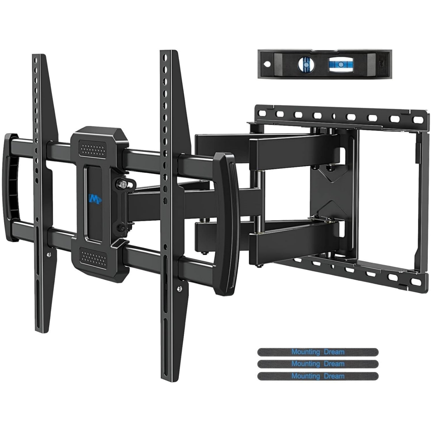 Mounting Dream TV Mount Bracket for Most 42-82 Inch Flat Screen TVs, Full Motion TV Wall Mounts with Swivel Articulating Dual Arms, Max VESA