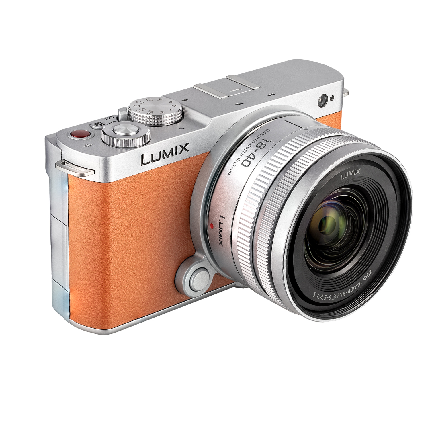 Panasonic Lumix S9 Camera with 18-40mm f/4.5-6.3 Lens(Orange), 128GB Memory Card