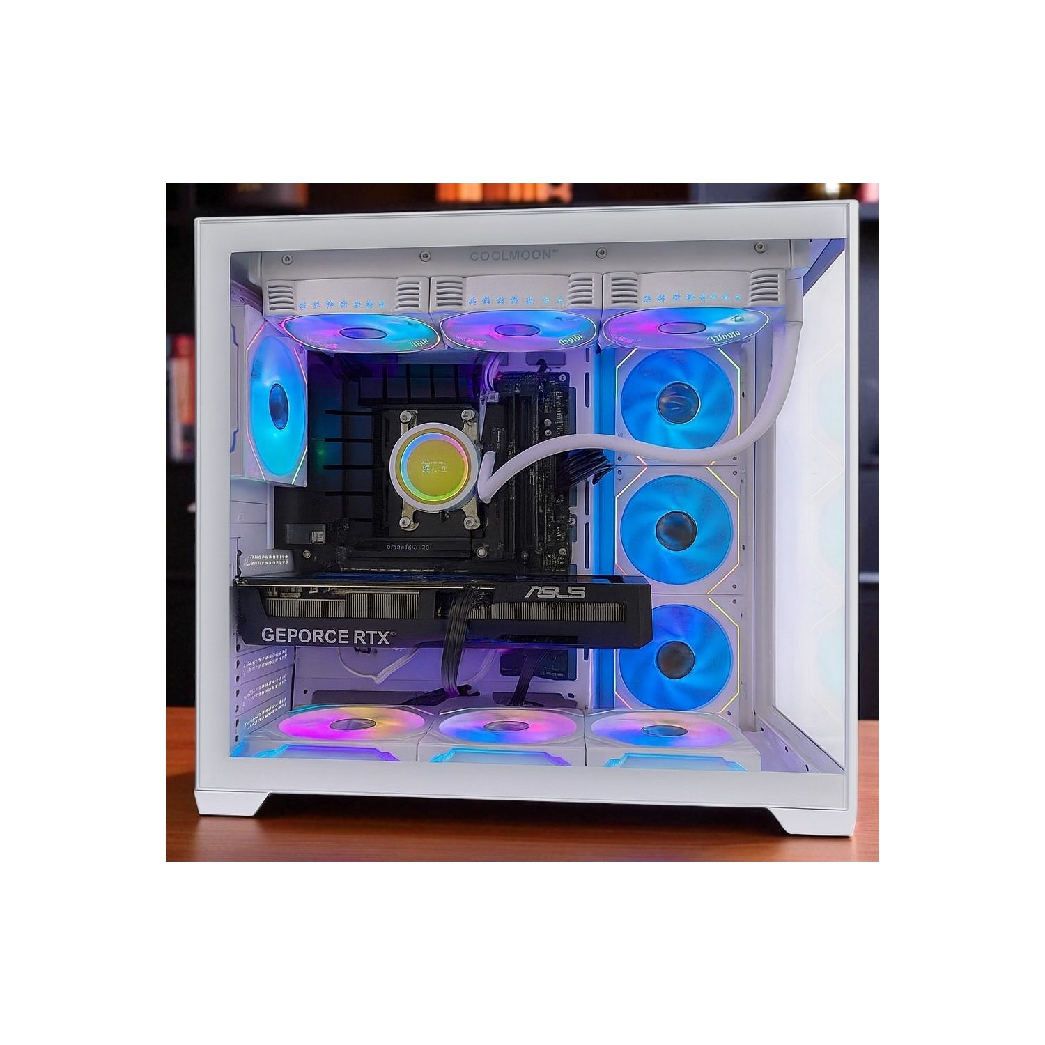 Ordinateur de jeu PcTech&nbsp;: Ryzen 7 9800X3D d'AMD avec mémoire DDR5 de 32 Go, mémoire vive NVIDIA RTX 5070 Ti, 1&nbsp;To disque SSD M.2 NVMe de