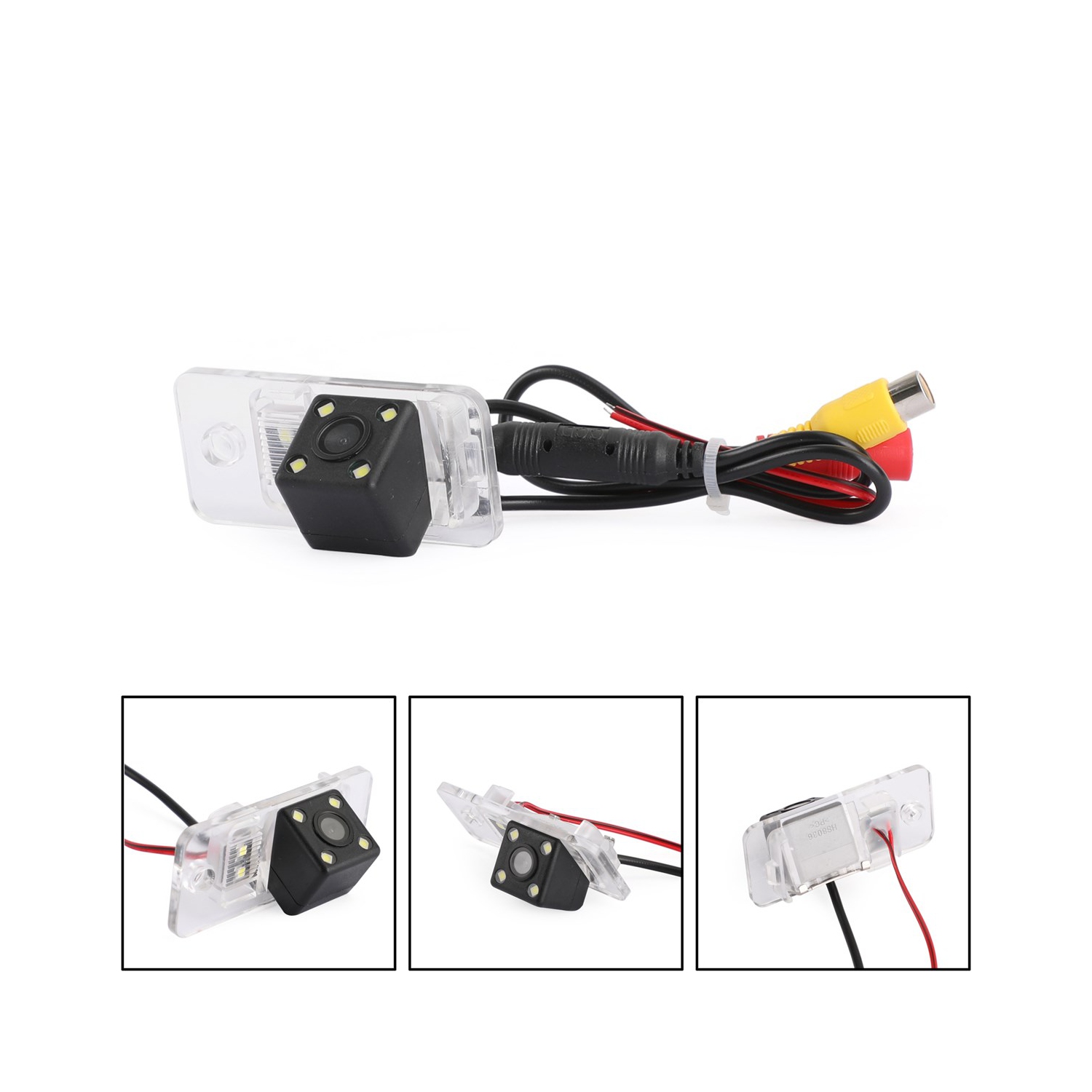 Caméra de recul 4LED pour Audi A8 A6 A4 A3 Q7 S5 S6 S8 RS4 RS6 4&nbsp;L/Q5/A5