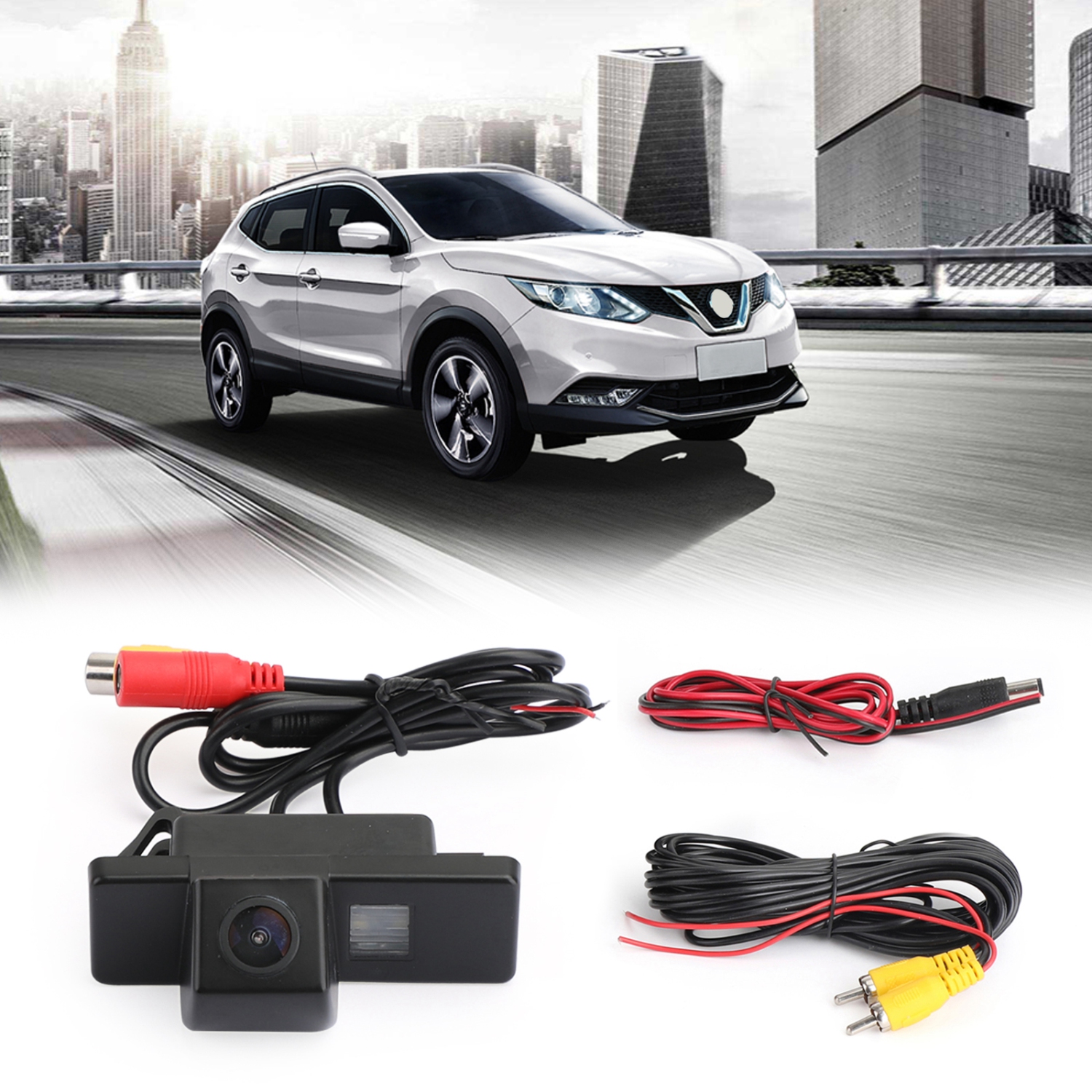 Caméra de recul pour Nissan Qashqai J10 J13 X-Trail Geniss Pathfinder Dualis Sunny Juke