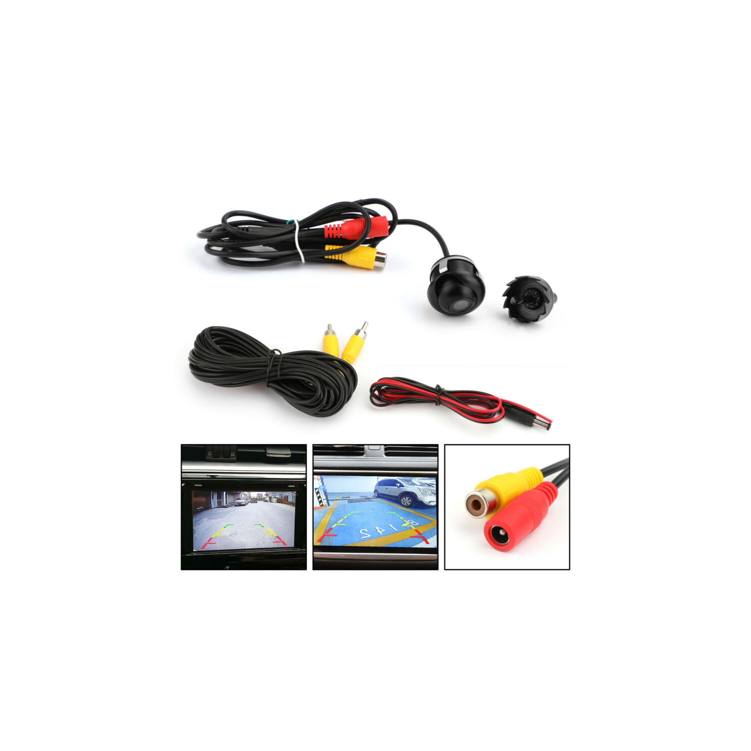 360° CCD Voiture étanche Vue arrière Caméra de recul Vision de recul