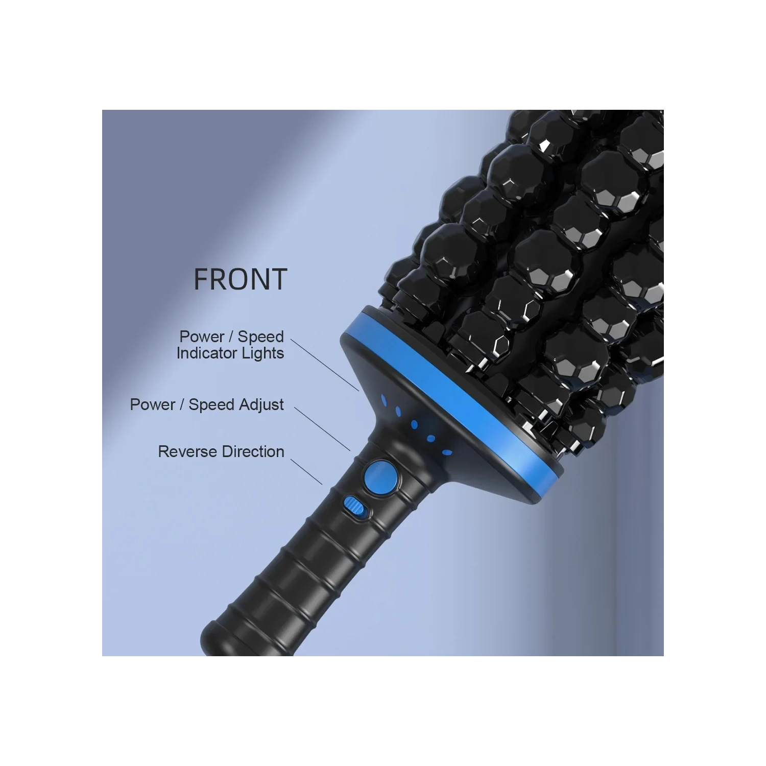 Rolling Impact Massager Muscle Relaxation Massage Roller Cordless Deep Tissue And Muscle Recovery Pain Relief For Post Exercise