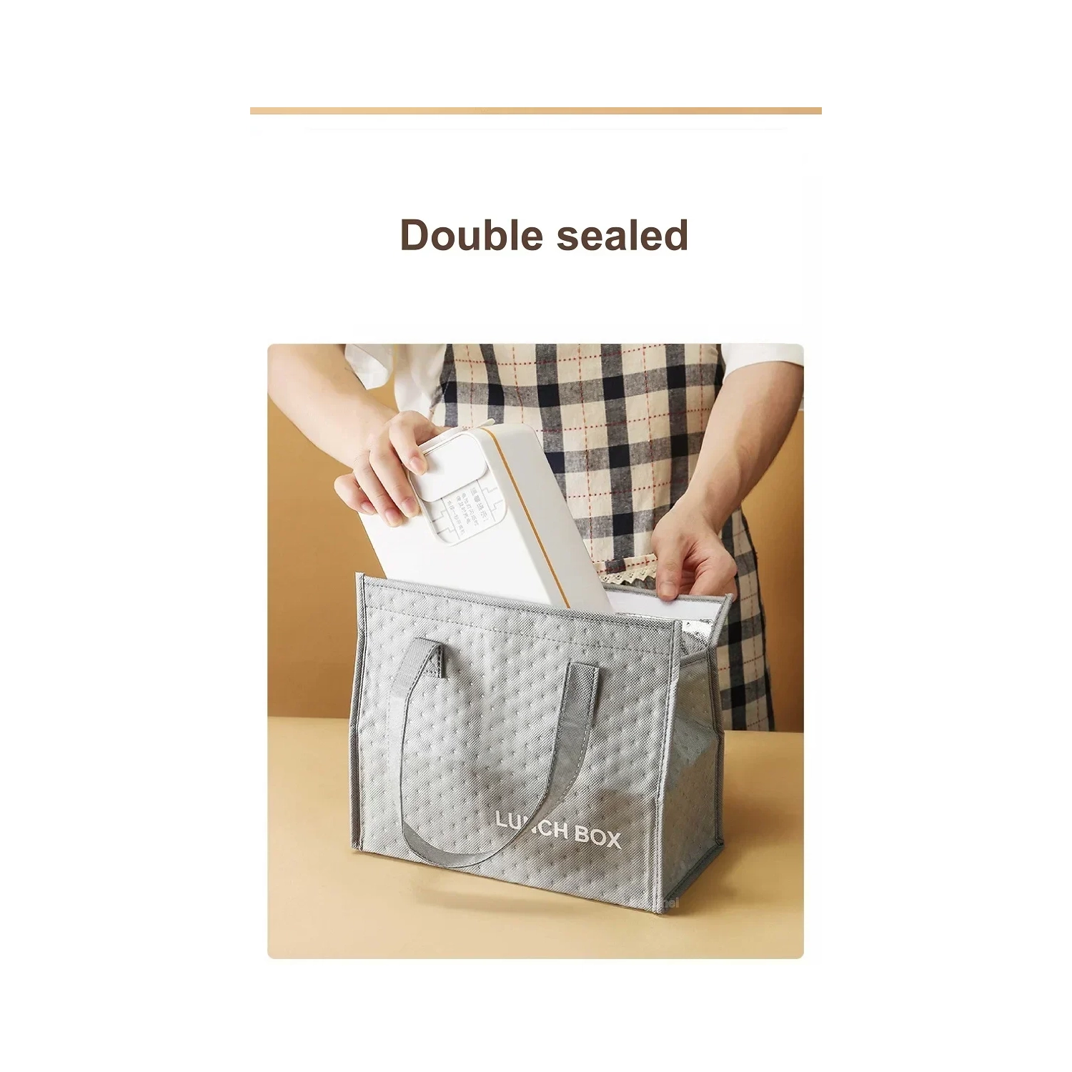 Rechargeable Student Large Capacity Electric Insulated Lunch Box with 304 Liner, Perfect for Office Workers to Heat Food and Meals - Self-Heating