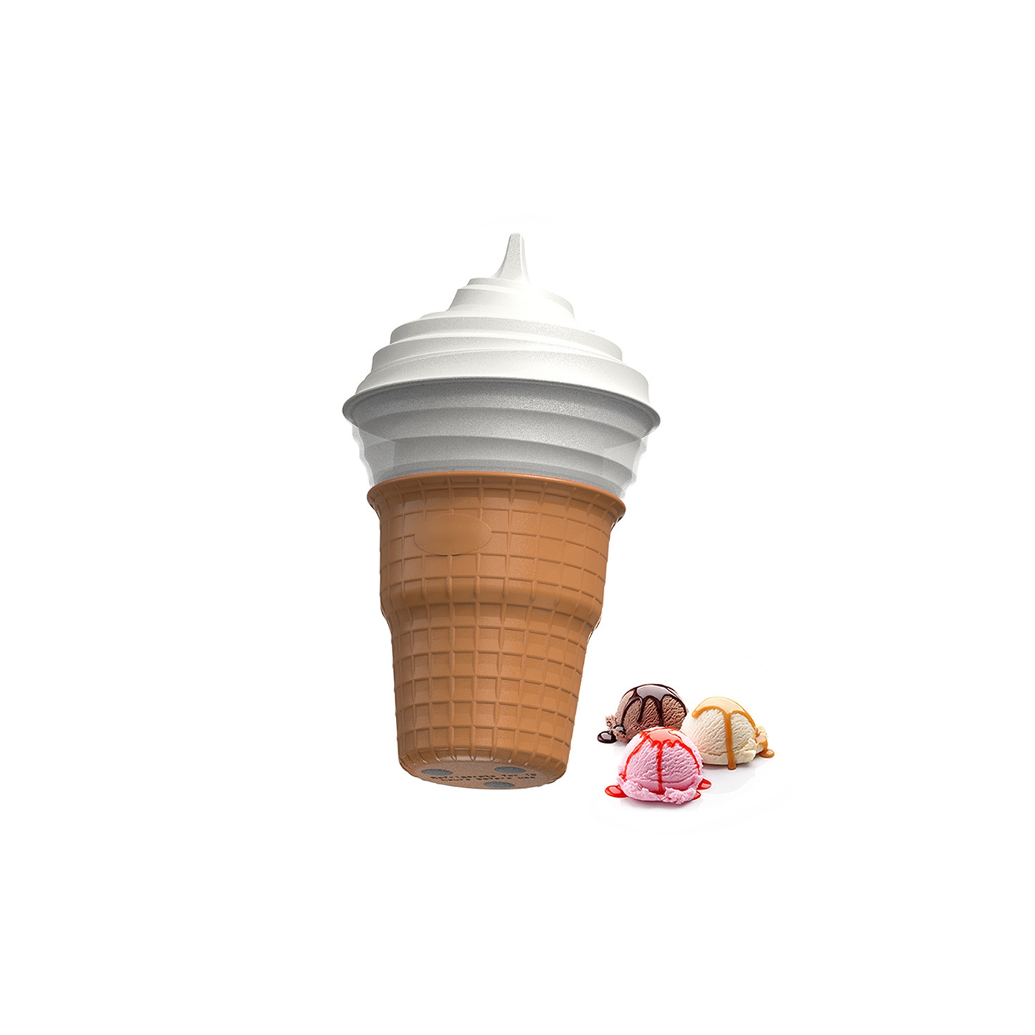 Home Electric Ice Cream Maker Mini DIY Children's Yogurt Maker Homemade Ice Cream Maker DIY Smoothie Maker Suitable for Children, Friends and Family