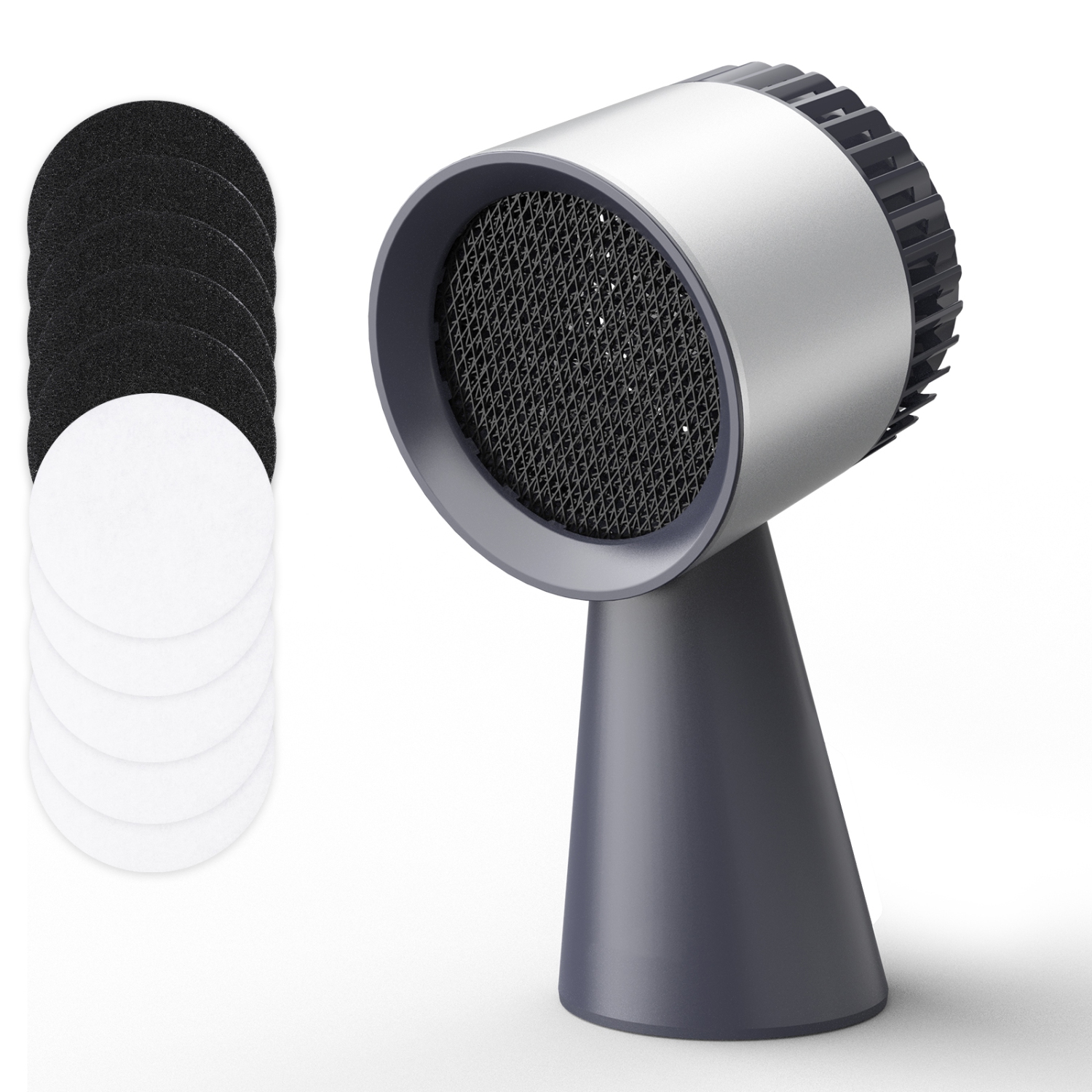 Hotte de cuisine portative, ventilateur de bureau à 3 vitesses, faible bruit, grande cuve d'huile, 10 filtres au charbon polymère