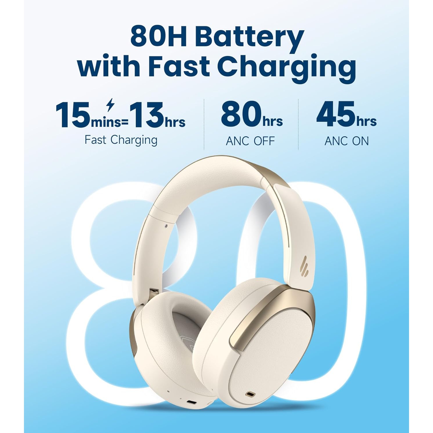 Edifier WH950NB Gen 2 Wireless Hybrid Active Noise Cancelling Headphones