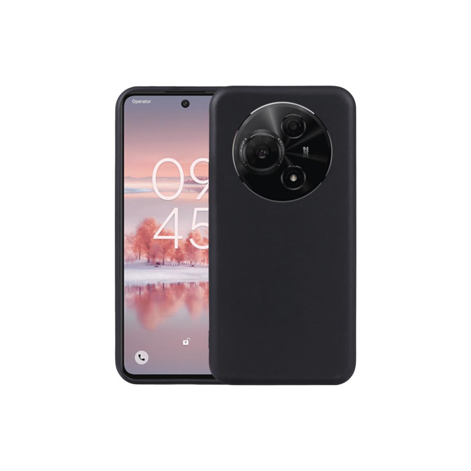 [CS] Thin TPU Bumper Soft Case Back Cover for TCL 60 XE Nxtpaper 5G, Black