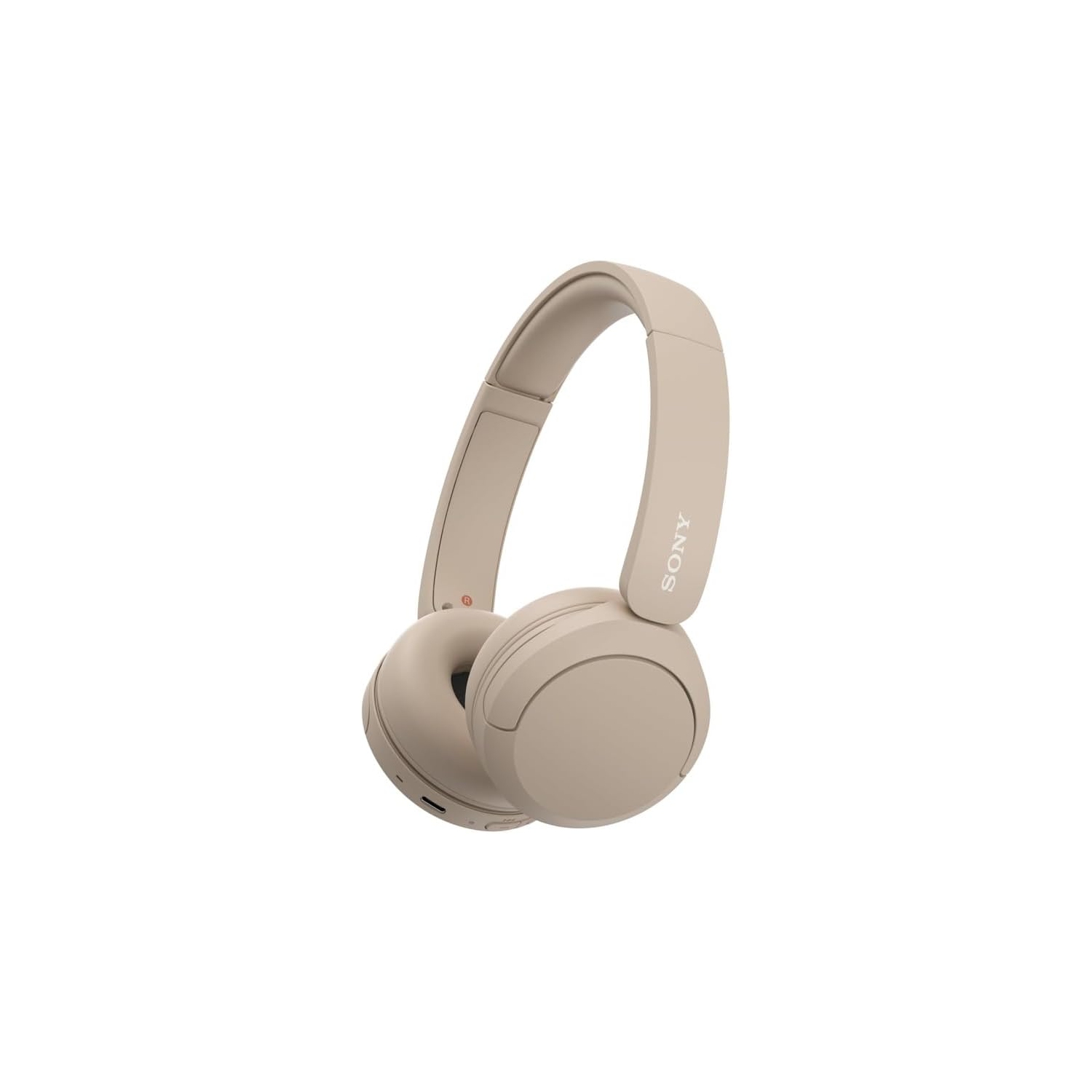 Boîte ouverte - Casque d'écoute sans fil Bluetooth WH-CH520 de Sony avec microphone, cappuccino