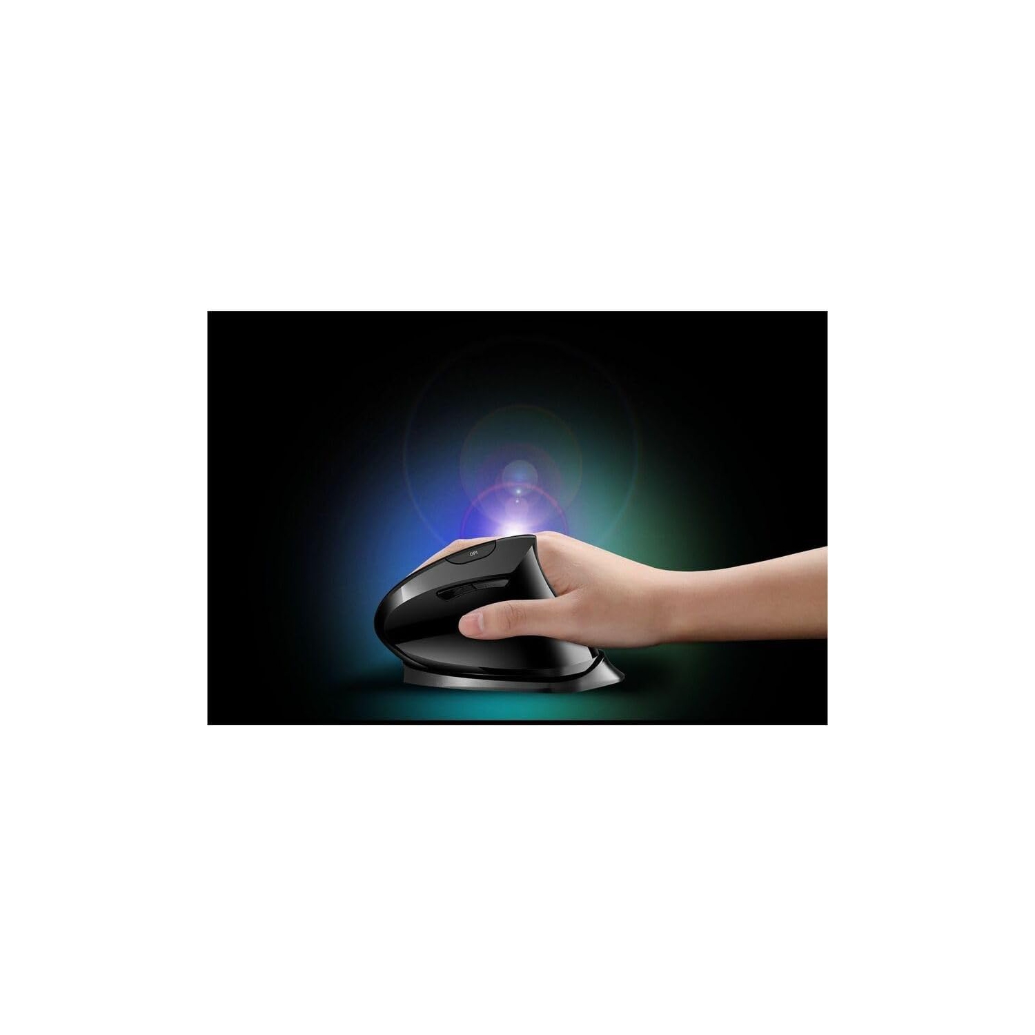 Adesso iMouse V30 Wireless Adjustable Vertical Ergonomic Mouse with Customizable Angles and DPI Switch - Advanced Optical Sensor Technology, Reduces