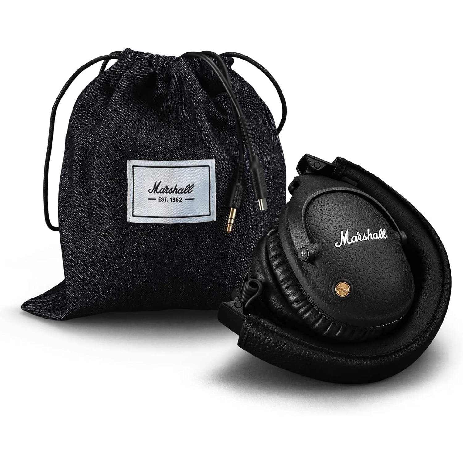 Boîte ouverte - Casque d'écoute Bluetooth à suppression active du bruit Monitor II de Marshall, noir
