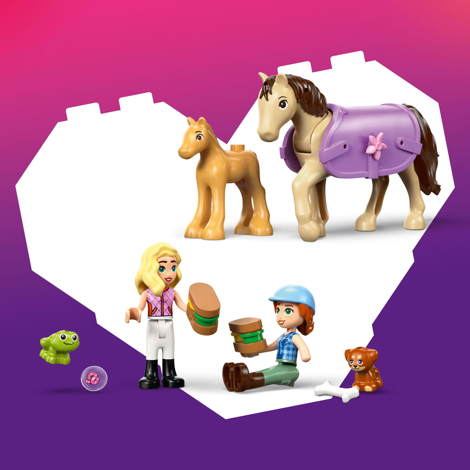 LEGO Friends : La remorque pour le cheval et le poulain - 279 pièces