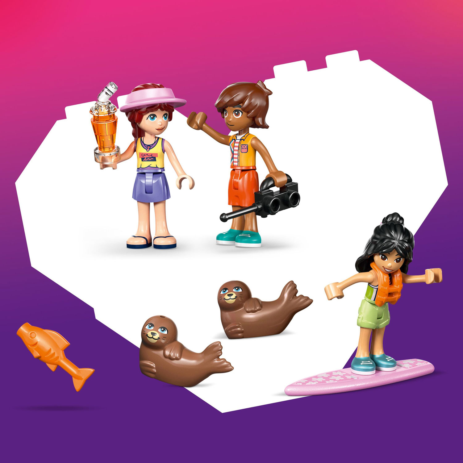 LEGO Friends: Beach House with Seals - 400 Pieces