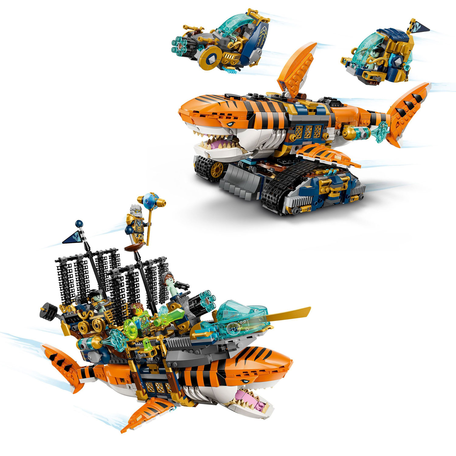 LEGO DREAMZzz : Le vaisseau d'assaut requin-tigre - 1548 pièces