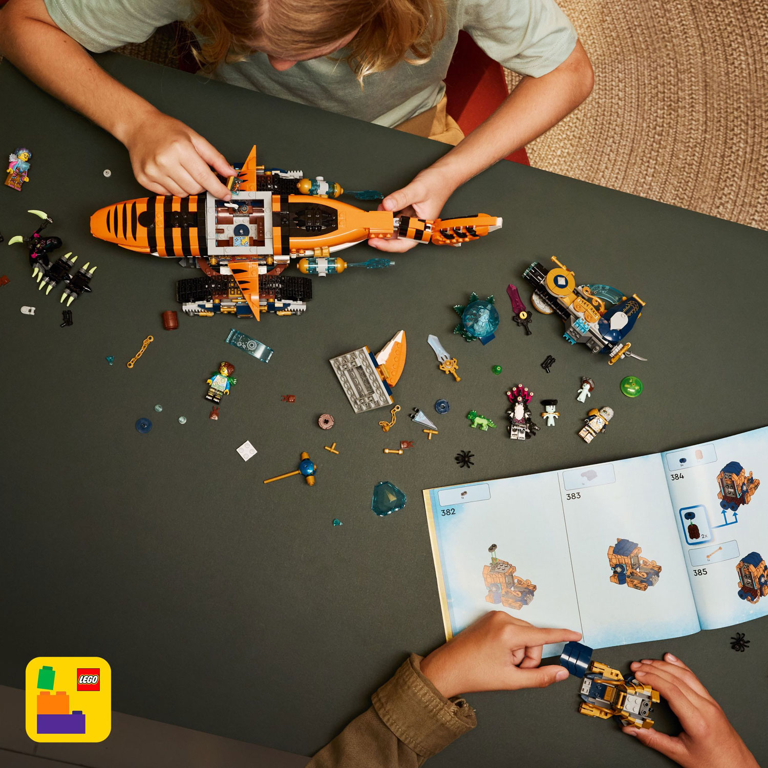 LEGO DREAMZzz : Le vaisseau d'assaut requin-tigre - 1548 pièces