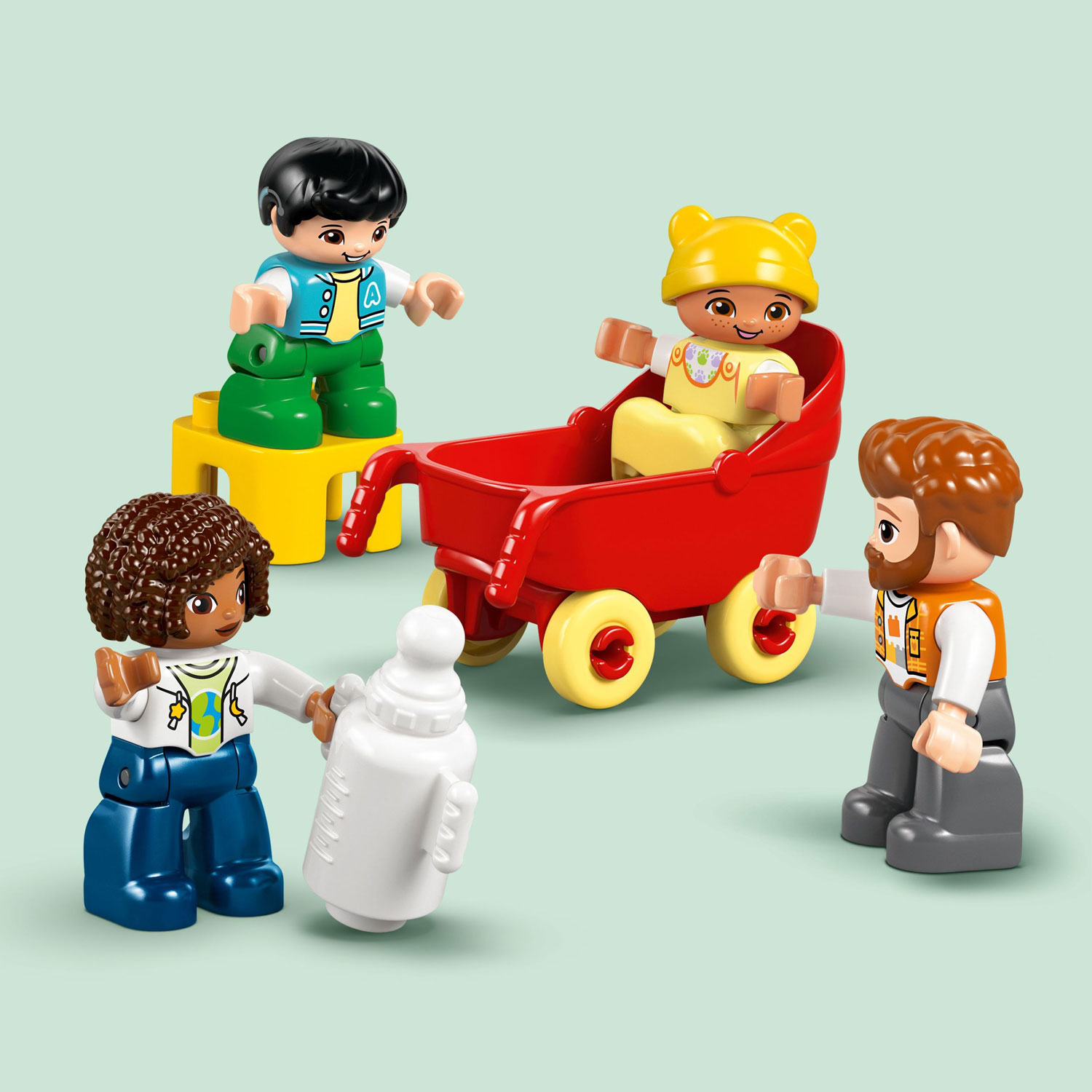 LEGO DUPLO : La maison familiale moderne avec des figurines 3 en 1 - 166 pièces