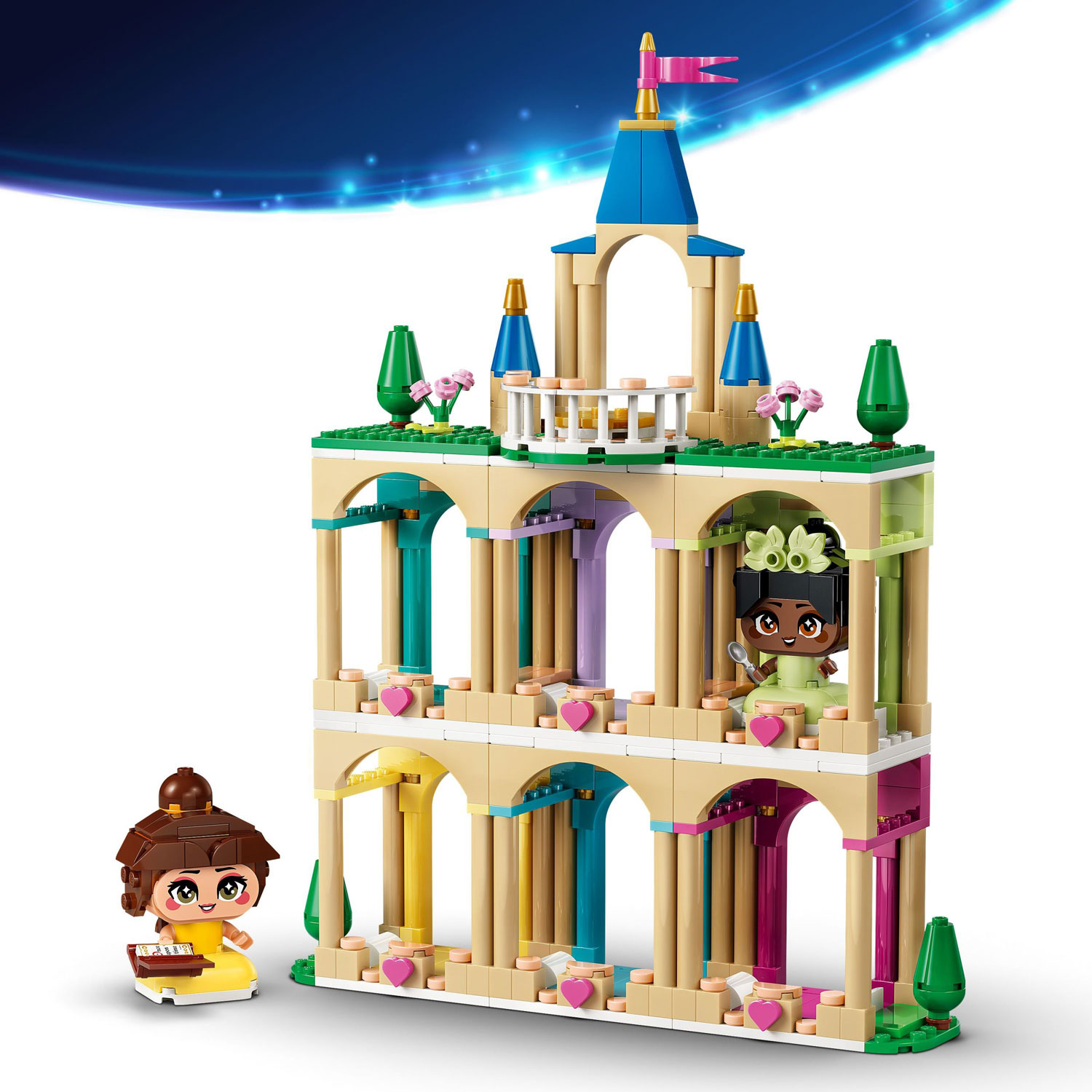 LEGO Disney Princess : Belle et Tiana miniatures avec un château - 358 pièces