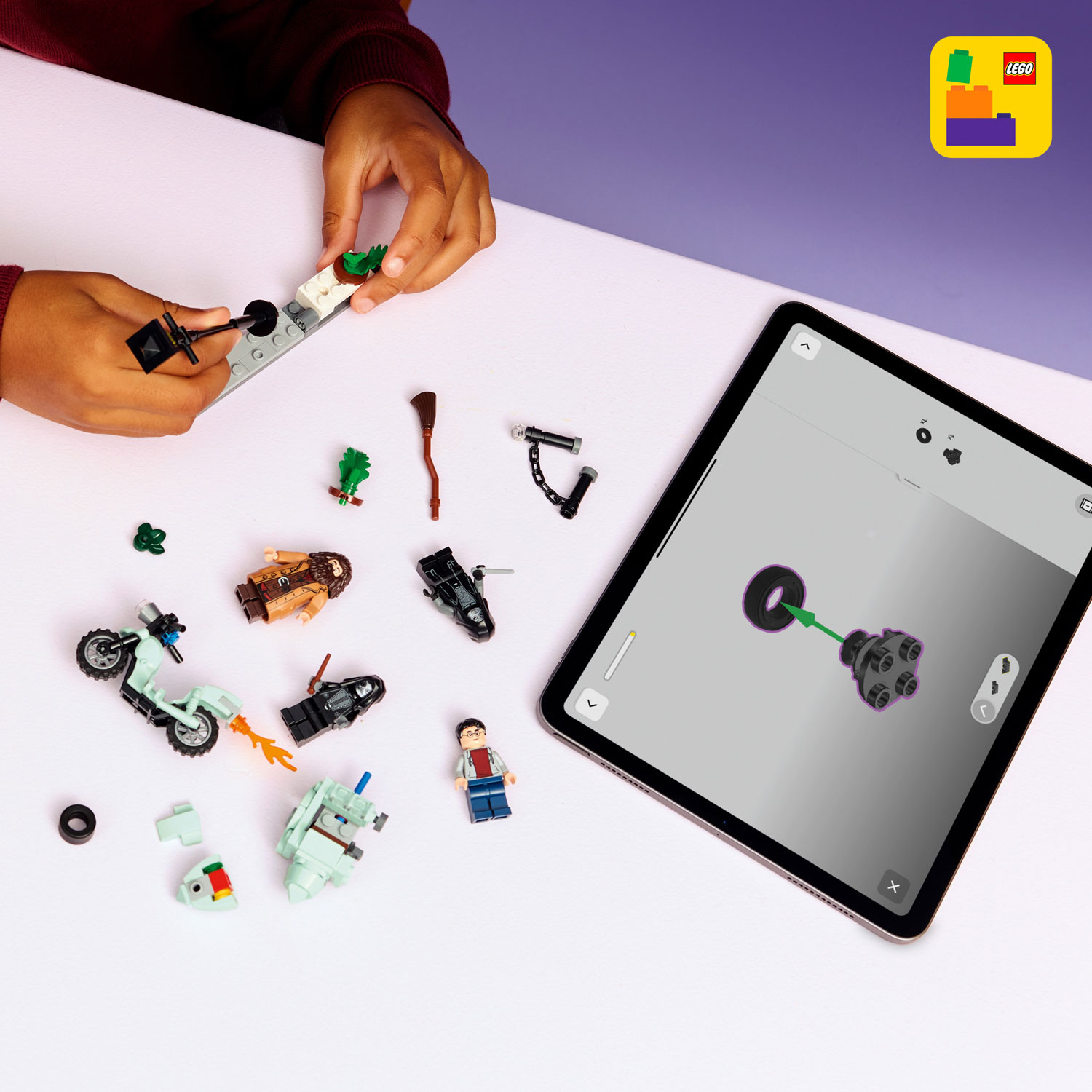 LEGO Harry Potter: L'évasion de Privet Drive de Hagrid et Harry - 124 pièces