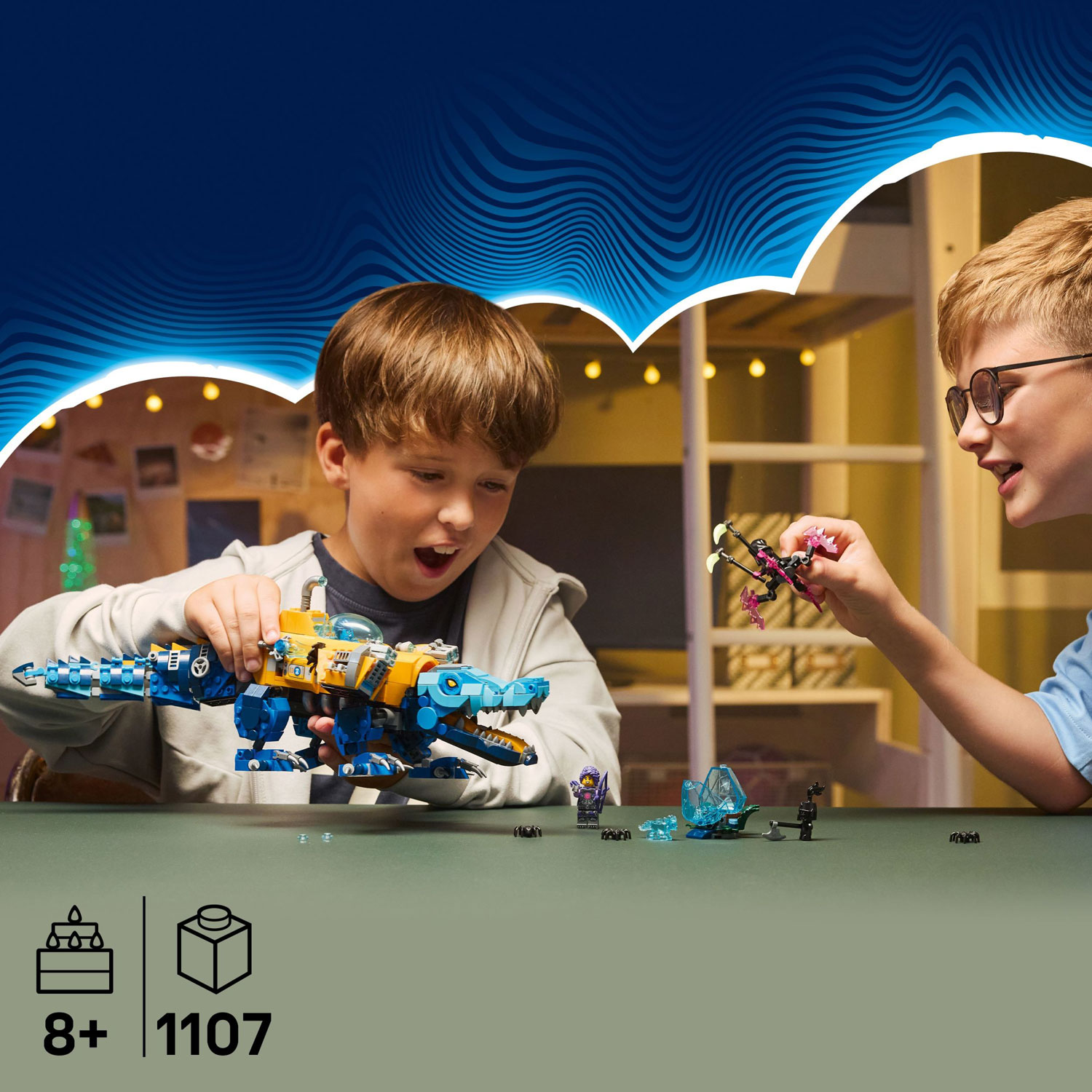 LEGO DREAMZzz : Le sous-marin crocodile - 1107 pièces