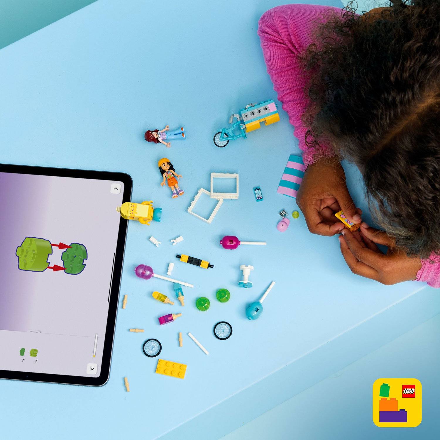 LEGO Friends: Ice Cream & Balloon Stand - 107 Pieces