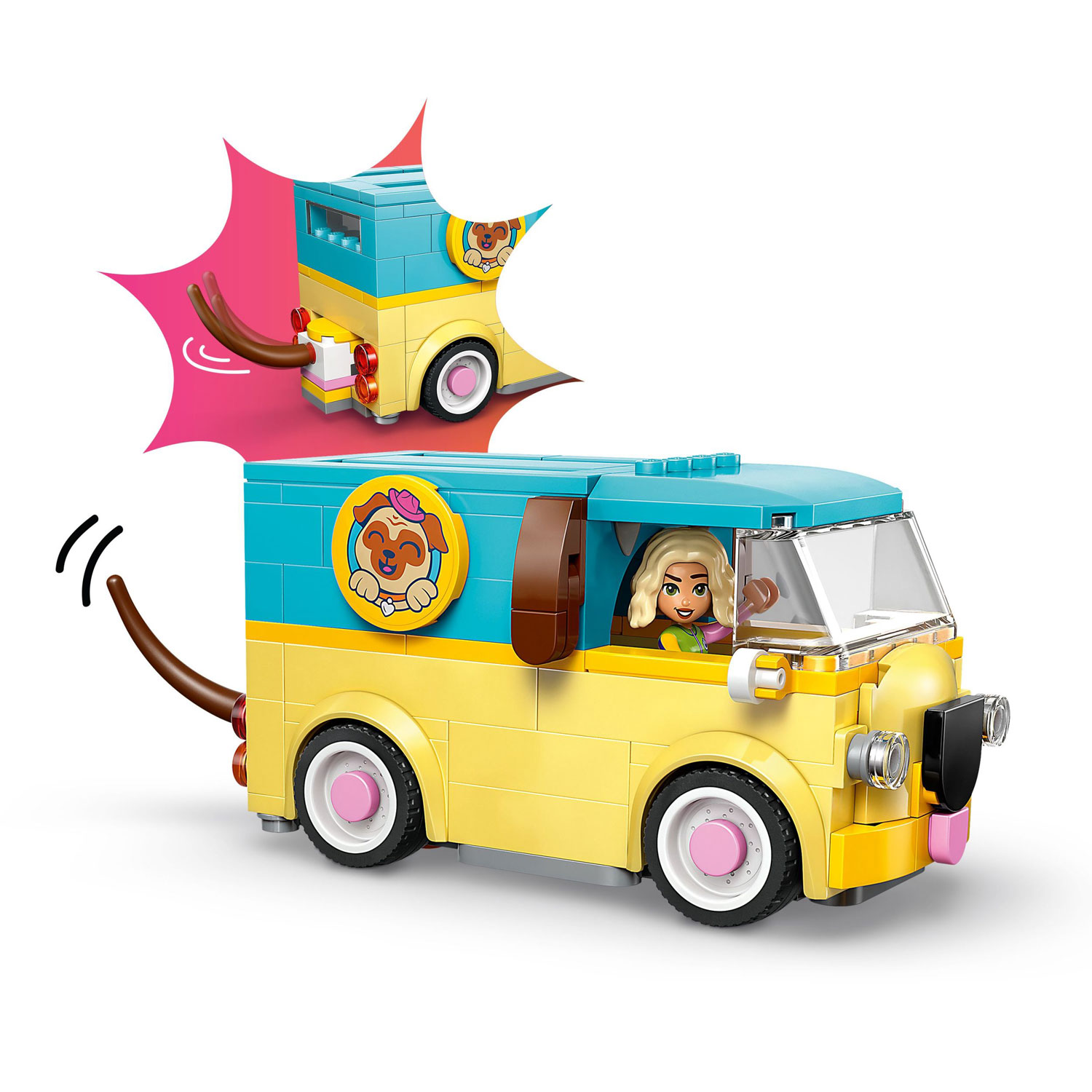 LEGO Friends : La camionnette d'accessoires pour animaux - 237 pièces