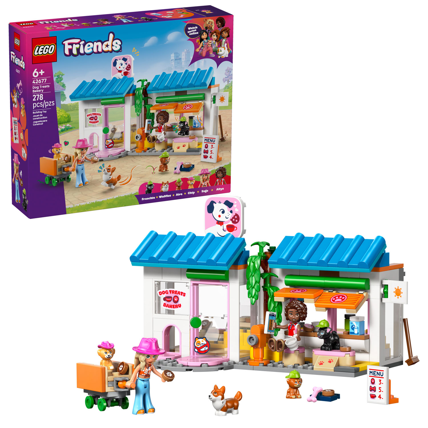 LEGO Friends : La boulangerie de gâteries pour chiens - 278 pièces