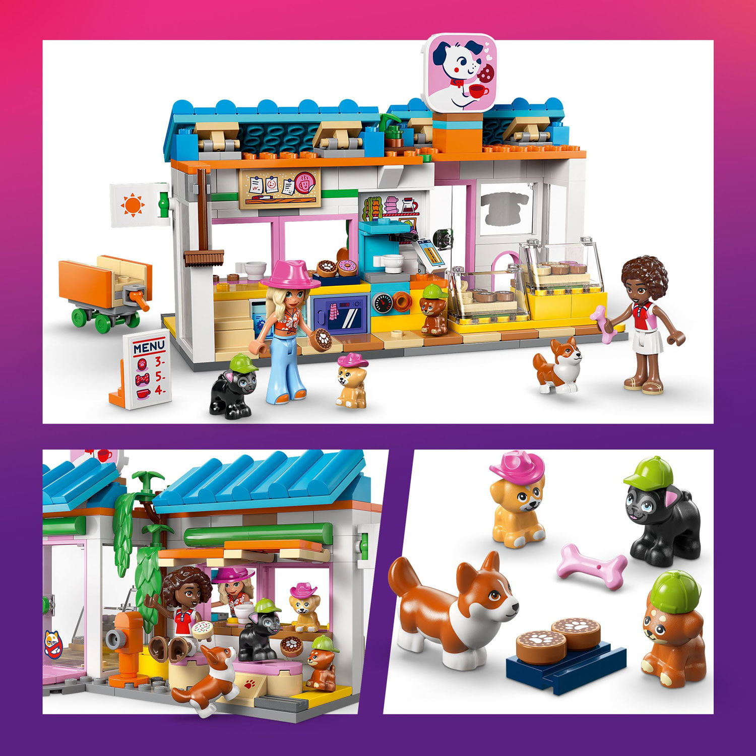 LEGO Friends : La boulangerie de gâteries pour chiens - 278 pièces