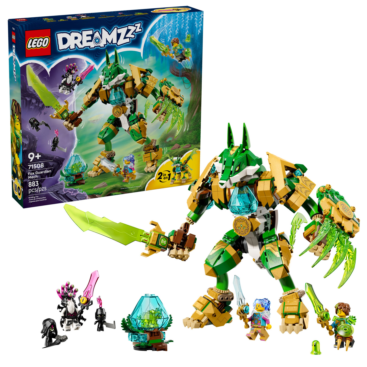 LEGO DREAMZzz : Le robot-gardien renard - 883 pièces